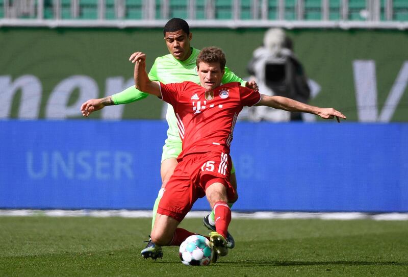 Bayern Munich's Thomas Muller. Reuters