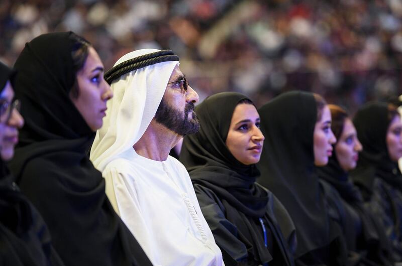 Sheikh Mohammed bin Rashid Al Maktoum, Vice President, Prime Minister and Ruler of Dubai, attended part of the "Achieve the Unimaginable" motivational event at the Coca-Cola Arena in Dubai, which attracted more than 10,000 attendees from 46 countries. Wam