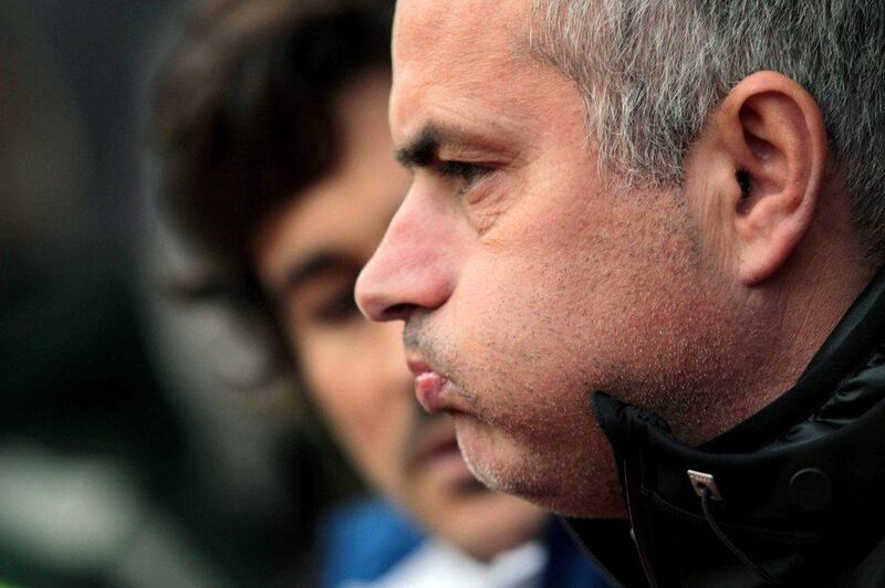 Chelsea fell into third in the Premier League on Saturday, with Jose Mourinho's side owning 30 points from 15 matches, four behind Arsenal. Lindsey Parnaby / AFP