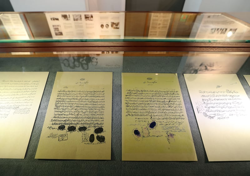 Documents displayed at the museum show the role of women buying and selling property, the significance of the Gold Souq and records of families who lived in Deira.