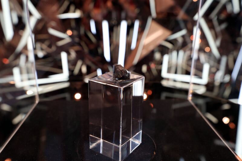 The Korloff black diamond is on display at the brand's Dubai Mall boutique until March 19