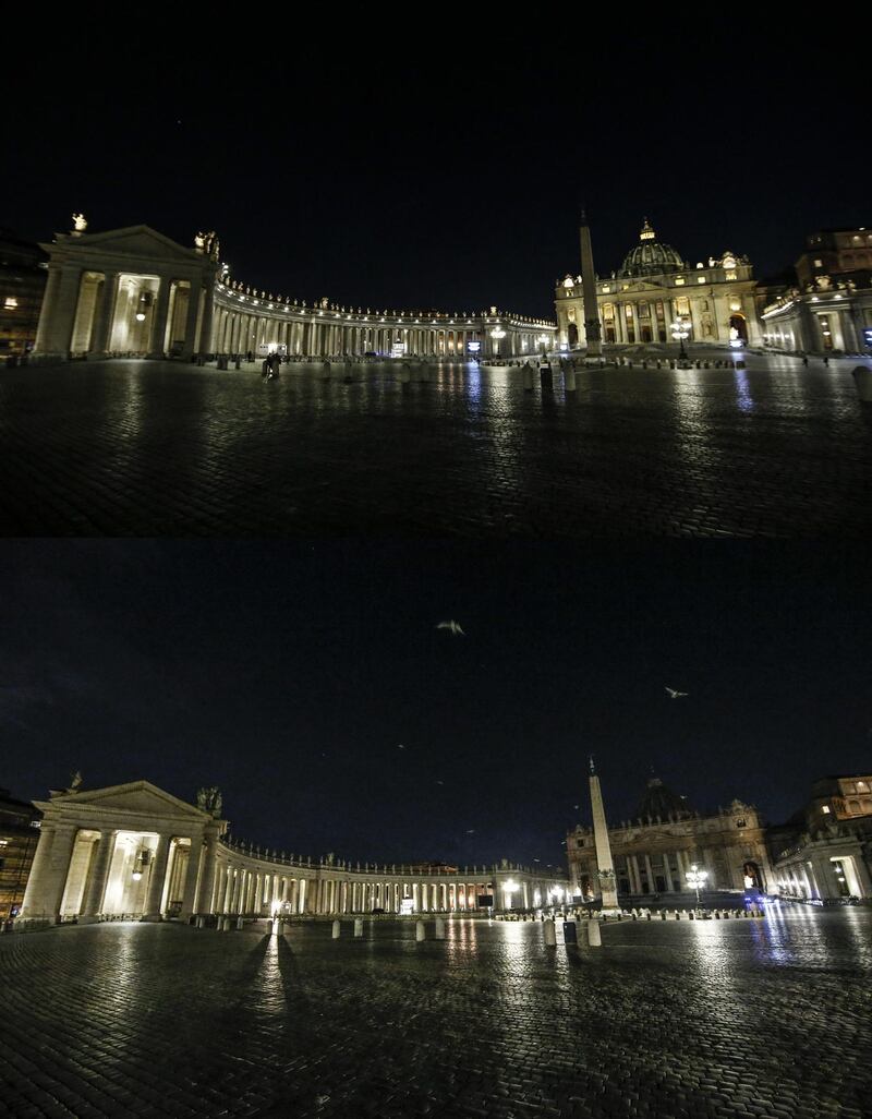 St Peter's Basilica in the Vatican City. EPA
