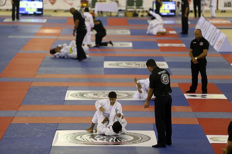 The UAE has been one of the driving forces behind jiu jitsu's rise in popularity in the Middle East. Sammy Dallal / The National