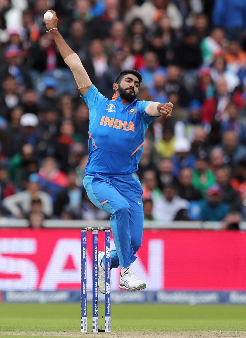 Jasprit Bumrah (6/10): Like Chahal, the frontline fast bowler also had a quiet day in the office, playing a supporting role to others in the attack instead. AP Photo