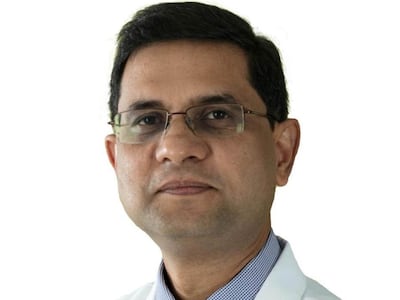 Dr Sachin Upadhyaya, a cardiology specialist at Aster Hospital in Mankool. Photo: Aster DM Healthcare