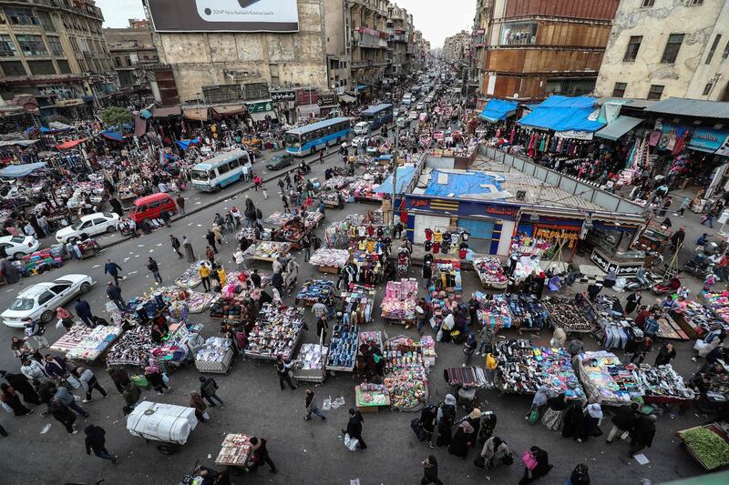 The al-Atba district of the Egyptian capital Cairo. AFP