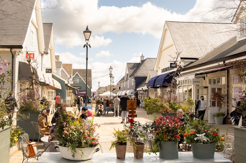 Bicester Village in Oxfordshire, England. The designer outlet is traditionally a popular destination for Gulf tourists heading to London. Photo: Bicester Village