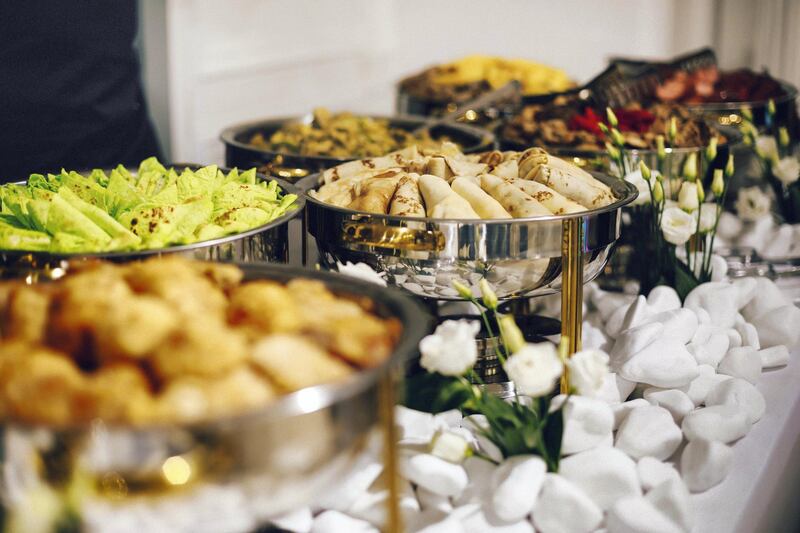 Buffets have long been considered popular serving options for hotel breakfasts, brunches, and iftars. Unsplash