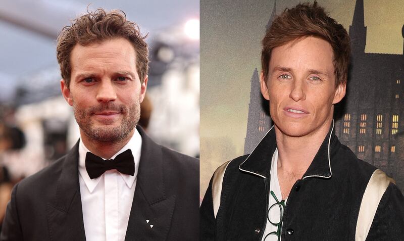 Close friends Jamie Dornan and Eddie Redmayne used to get sent the same scripts when they lived together in LA. AFP