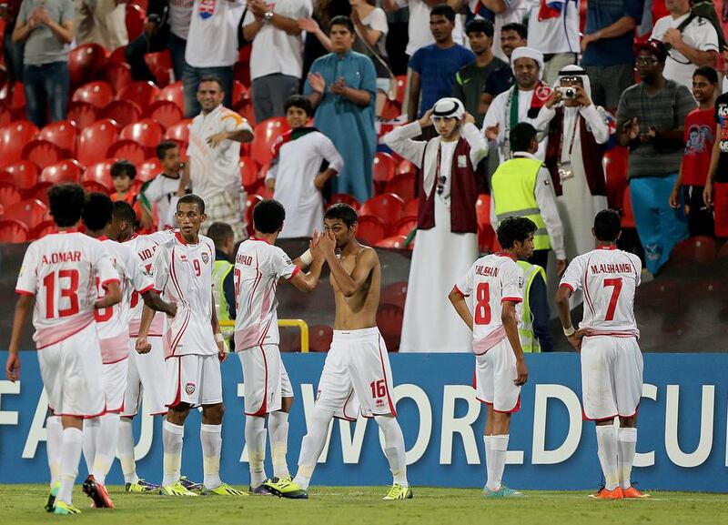 This UAE team were missing players of the class of Ismail Matar and Omar Abdulrahman. Satish Kumar / The National