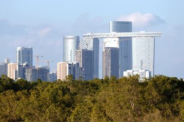 Al Reem Island in Abu Dhabi will be the site of a sprawling forest, part of an ongoing effort to make the capital more 'liveable'. Victor Besa/The National 