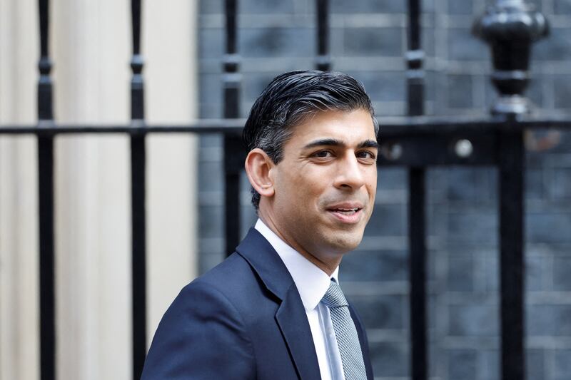 British Chancellor of the Exchequer Rishi Sunak. Reuters