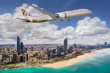 Etihad is flying to more than 60 destinations across Asia, Australia, Europe, the Middle East and North America in August and September. Courtesy Etihad