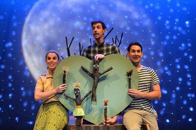 Get tickets to see a performance of Stick Man at Madinat Jumeirah.