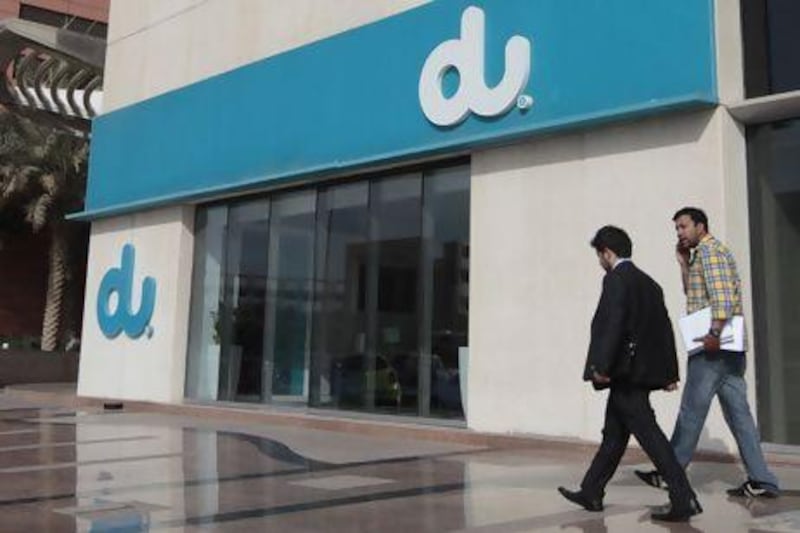 UAE telecom operator du made a U-turn on its decision to automatically upgrade customers on the most basic package, following complaints. Jeffrey E Biteng / The National
