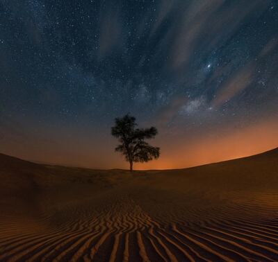 A night sky image taken in Oman by 2020 Moments winner Salem Sarhan