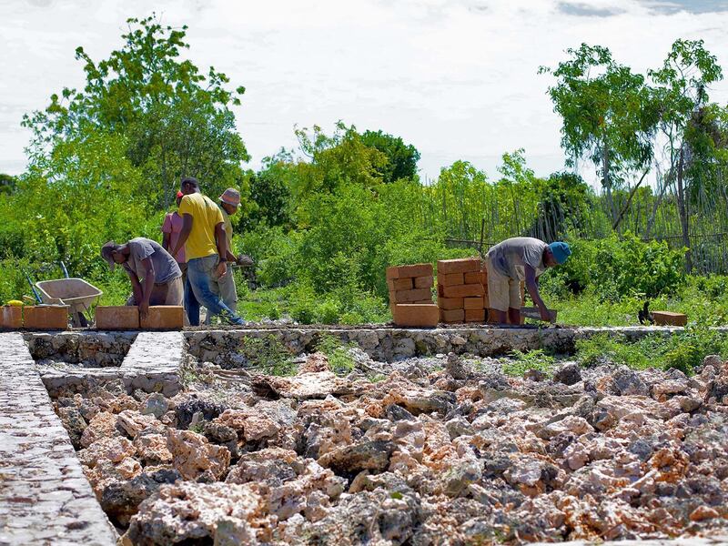 More than 70 adults and children from Fathers And Kids Camping will travel to Kizim‐kazi in Zanzibar for the build. They will team up with 50 people from the CR Hope Foundation on the ground. Courtesy, CR Hope Foundation