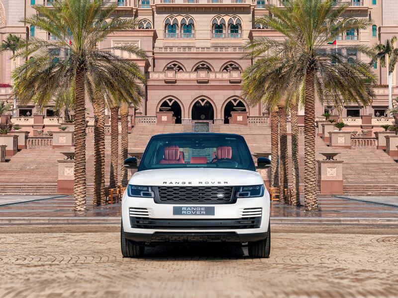 The new Al Hosn Edition Range Rover in Valorie White.