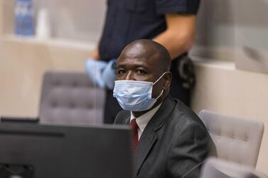 Dominic Ongwen during his trial at the International Criminal Court in The Hague last week. EPA