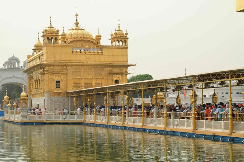 5. The gleaming Golden Temple in Amritsar ranks fifth. AFP