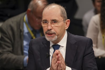 Ayman Safadi, Jordan's Foreign Minister, at the Munich Security Conference last week. Bloomberg
