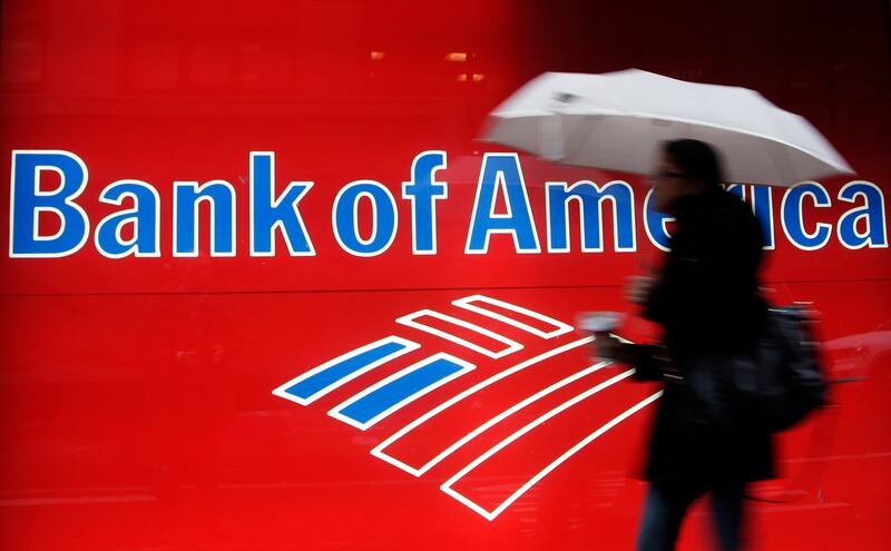 Bank of America's revenue rose by 3 per cent on an annual basis to $25.2 billion in the last quarter. AP
