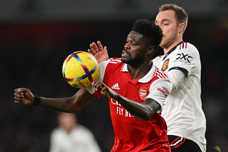 Thomas Partey 7: Fired a shot just wide in the opening couple of minutes but was sloppy in possession then skinned by Rashford for the opening goal. Went on to help Arsenal win the midfield battle. AFP