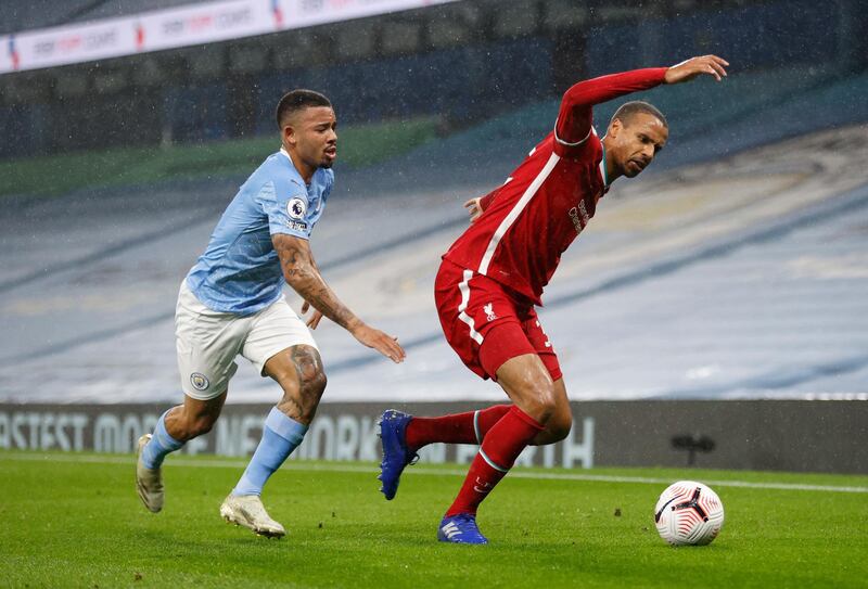 Gabriel Jesus - 7. Brilliant turn for the equaliser. Was barely in the game but took his goal beautifully, the hallmark of a classy striker. Getty