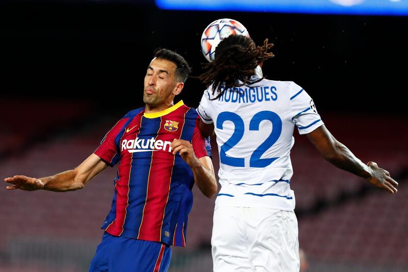 Sergio Busquets, 5 – Barca’s midfield struggled to assert their authority on the game and Busquets was guilty of failing to keep possession. The match sometimes passed him by, and he was replaced in the second half.  AP