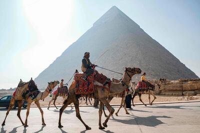 Travellers to Egypt don't need a PCR test for entry. AFP