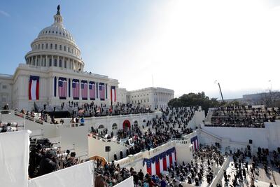 General view during the inauguration of Joe Biden as the 46th President of the United States on the West Front of the U.S. Capitol in Washington, U.S., January 20, 2021. REUTERS/Brendan McDermid