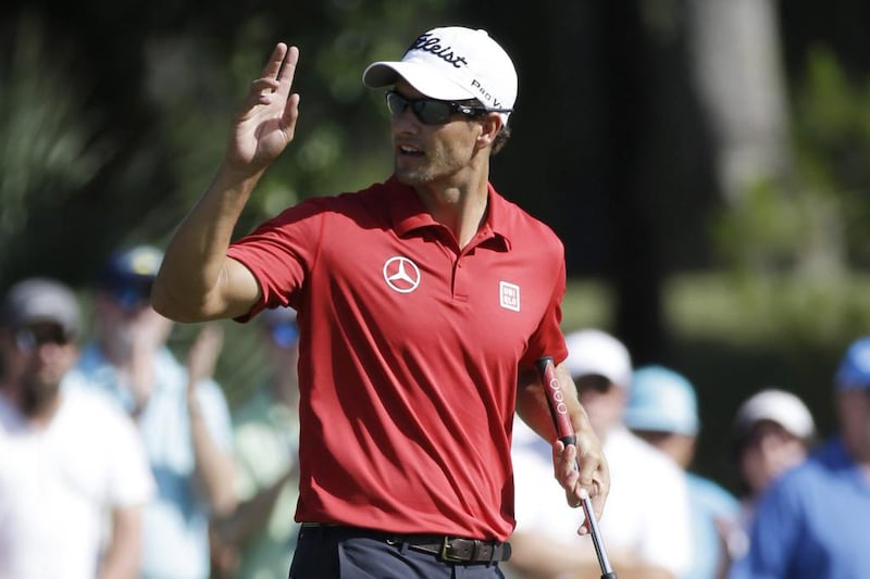 Adam Scott finished in a tie for 38th at the Players Championship earlier in May. His best finish of 2014 was third at March's Arnold Palmer Invitational. John Raoux / AP