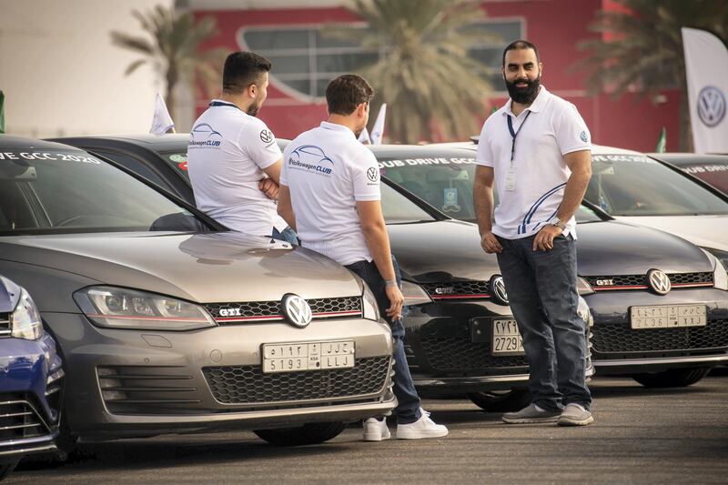 Hanging with the GTI lads.