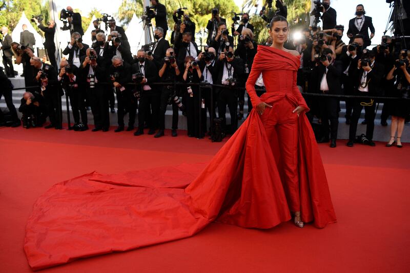 Marta Lozano attends 'The Story of my Wife' screening during the 74th annual Cannes Film Festival on July 14, 2021