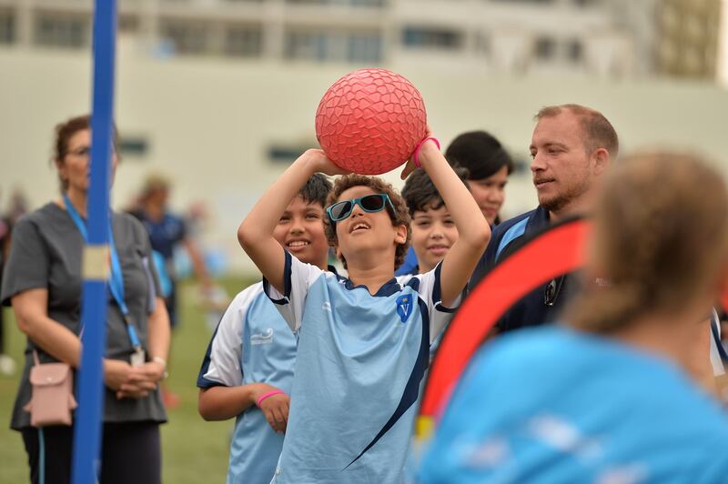 WSO Primary Unified Squad. Photo: Mathew Thomas Gems Wellington Academy Silicon Oasis