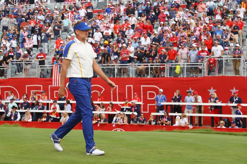 Ian Poulter (1-2-0) – 4. Given a captain’s pick largely for his leadership qualities and his past Ryder Cup pedigree, but the ‘Postman’ failed to deliver in Wisconsin. Twice partnered McIlroy in heavy foursomes defeats but did extend his excellent singles record to 6-0-1 with a 3&2 win over Finau on Sunday. Getty