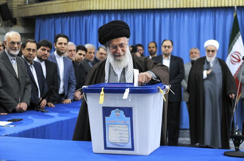 Elections in Iran have bolstered the reformers and moderates. Office of the Iranian Supreme Leader via AP Photo