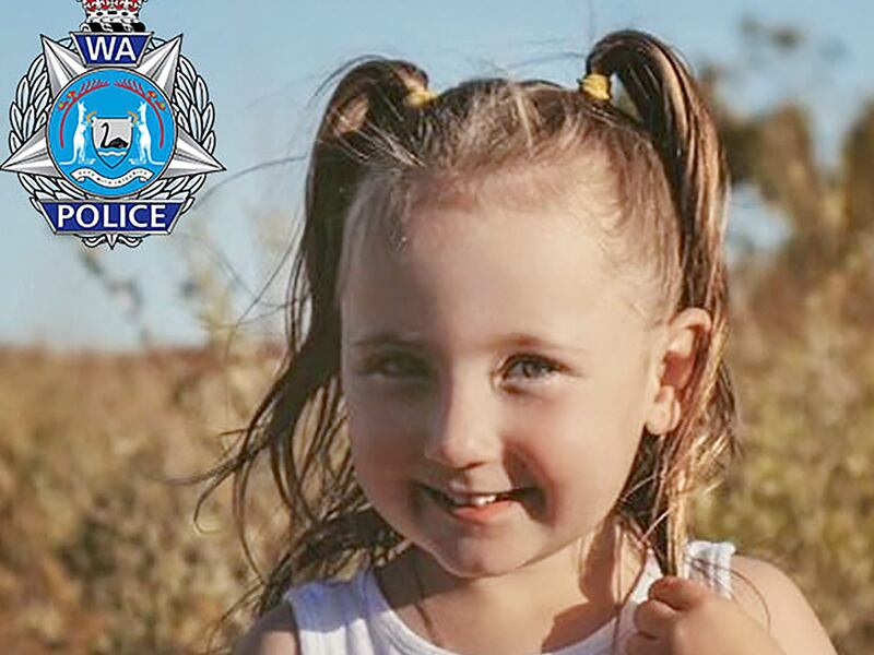 Four-year-old Cleo Smith disappeared from her family's tent in Western Australia during the early hours of October 16. AFP