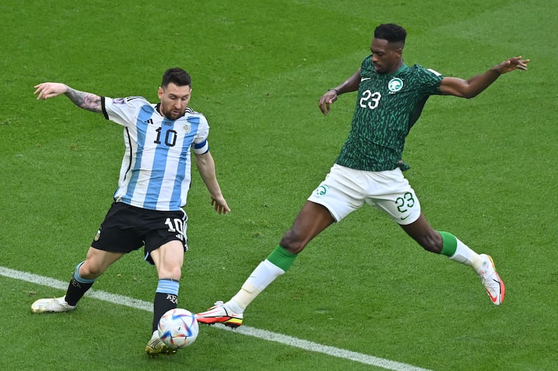 Mohamed Kanno 7: Showed some nice footwork at times, drawing some fouls from opposition, but was furious when referee awarded free-kick against him in dangerous spot for nothing challenge on Messi that the same player sent high and just wide. AFP