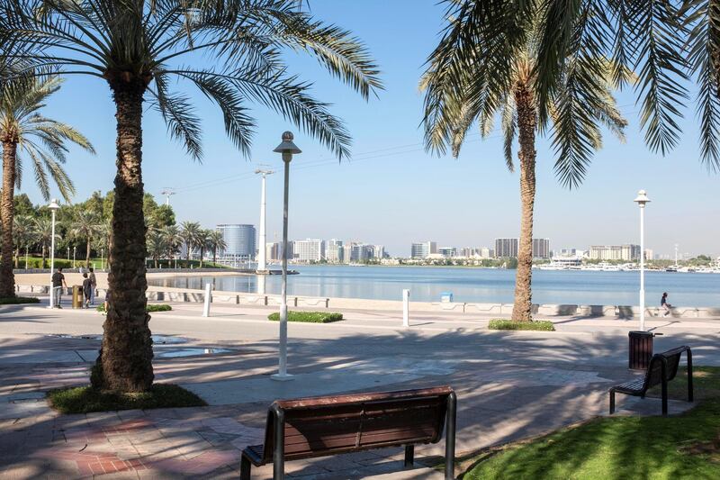 DUBAI, UNITED ARAB EMIRATES. 13 DECEMBER 2018. Feature on Dubai Parks. Dubai Creek Park. (Photo: Antonie Robertson/The National) Journalist: Melinda Healy. Section: Weekend.