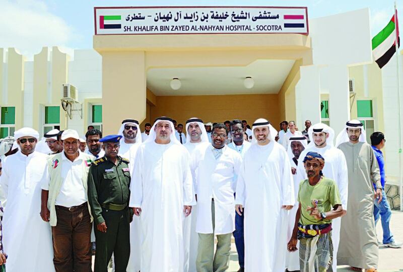 Sheikh Sultan bin Khalifa Al Nahyan visits the hospital named after him, and developed under his patronage. The only hospital on the island, it features gynaecology, obstetrics and paediatrics departments, two operating theatres and intensive-care facilities. Wam