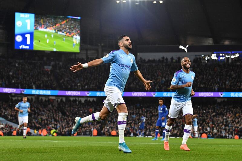 Right midfield: Riyad Mahrez (Manchester City) – A brilliantly taken winner against Chelsea capped Manchester City’s comeback and ensured that Bernardo Silva was not missed. AFP