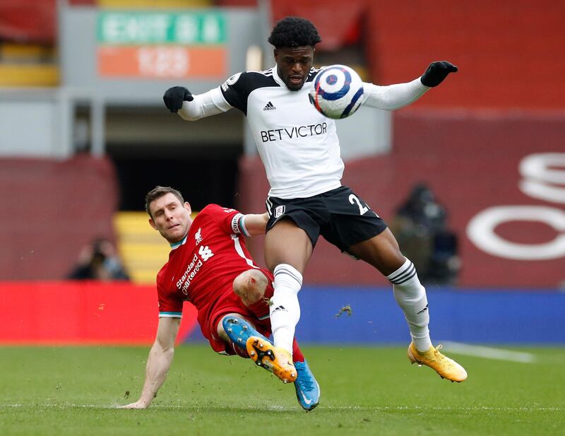 James Milner - 5. The 35-year-old showed the most vigour of the midfielders in the first half. It was no surprise when he faded and was replaced by Fabinho with 14 minutes to go. Reuters