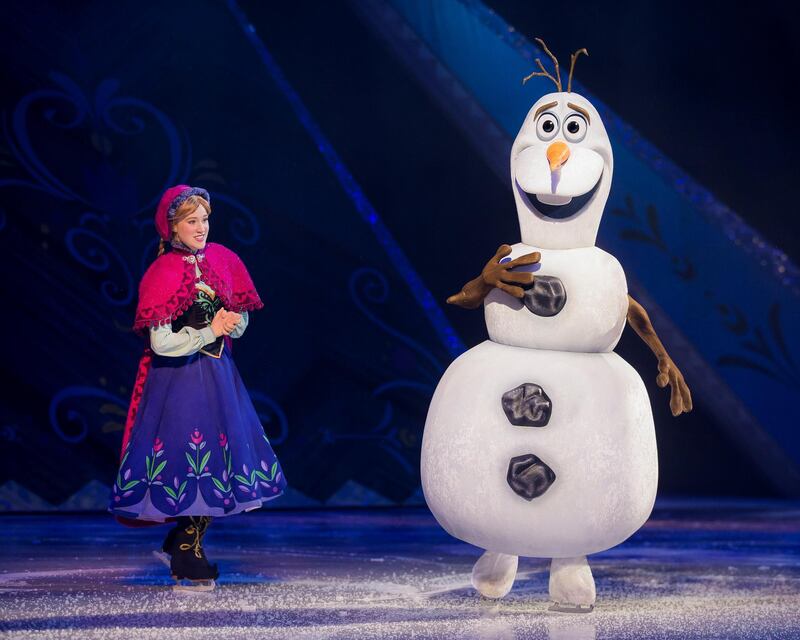Disney On Ice presents Frozen will be the first show at Abu Dhabi's new Etihad Arena