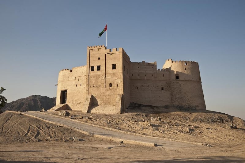 Fujairah Fort, in Fujairah, UAE, photographed on Friday, November 26, 2010. Considered the oldest fort in the UAE, Fujairah Fort was reportedly built in 1670. Siddharth Siva for The National