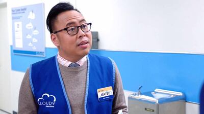 Nico Santos in Superstore. Courtesy NBC