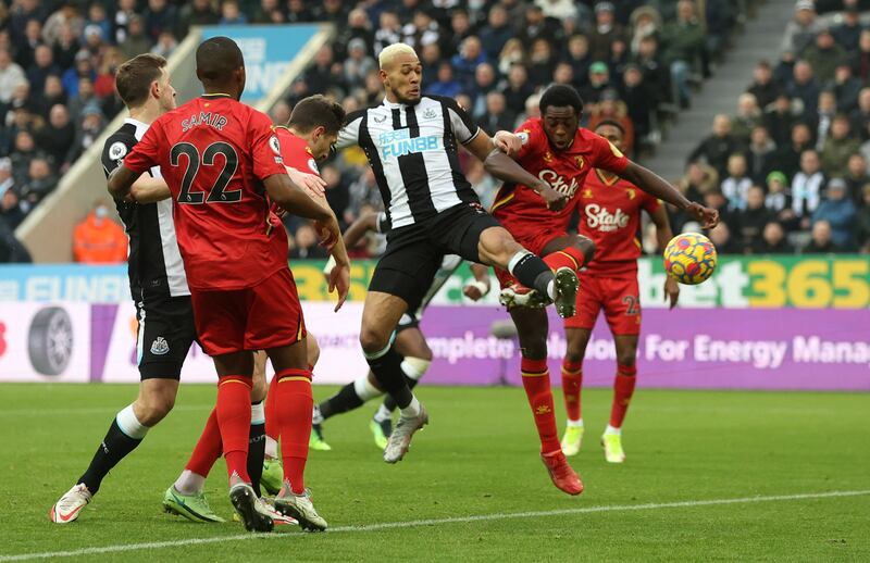 Joelinton - 6: Loose pass in own half in opening 10 minutes that Watford failed to capitalise on. Hit the crossbar soon after at the other end with first-time prod then volleyed another shot wide after 20 minutes when he should have at least hit target. Works so hard, if only he could finish. Reuters