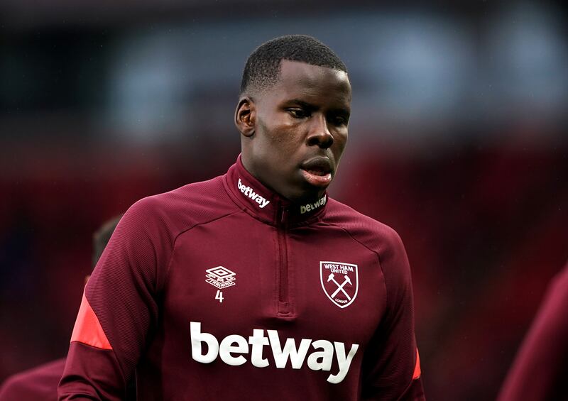 West Ham United's Kurt Zouma has apologised after a disturbing video surfaced online of him kicking and slapping his cat. PA