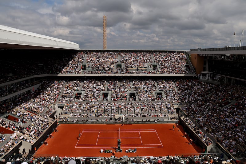 The iconic Roland Garros will host tennis and boxing events during the Olympic Games. Getty Images