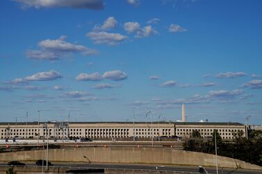 The Pentagon building seen from Arlington, Virginia, U.S. October 8, 2020. REUTERS